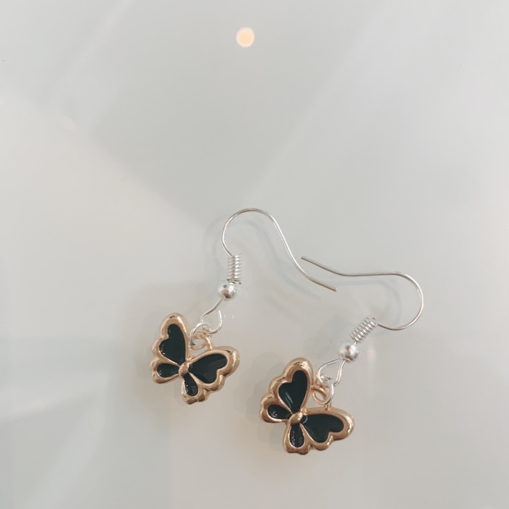 Handmade Butterfly Charm Earrings